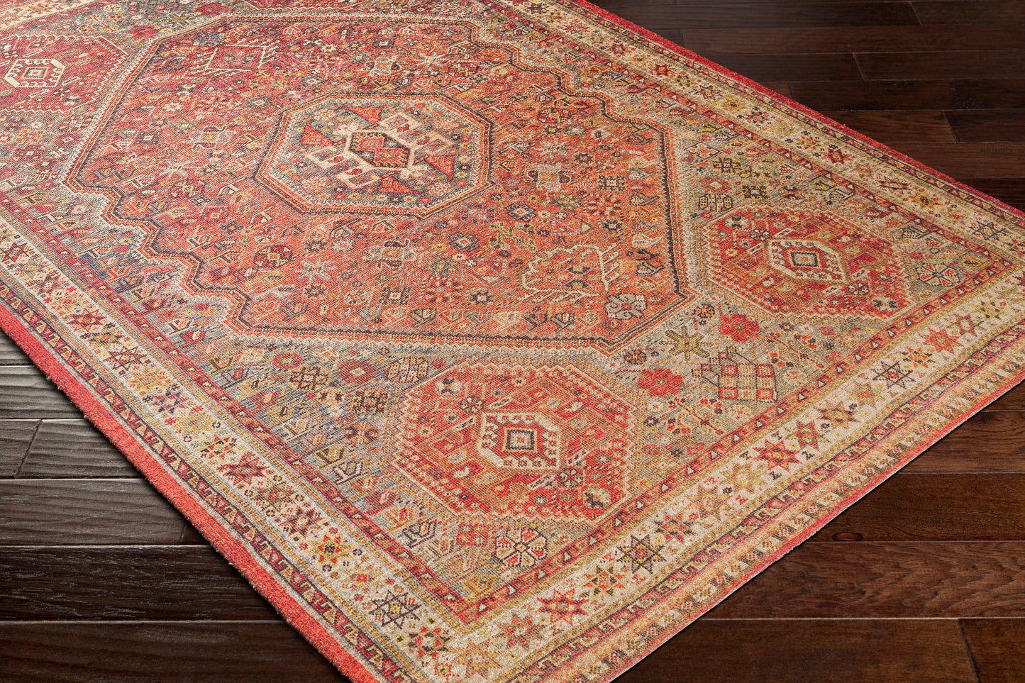 Surya Unique Brick Red Rug 2' X 3'