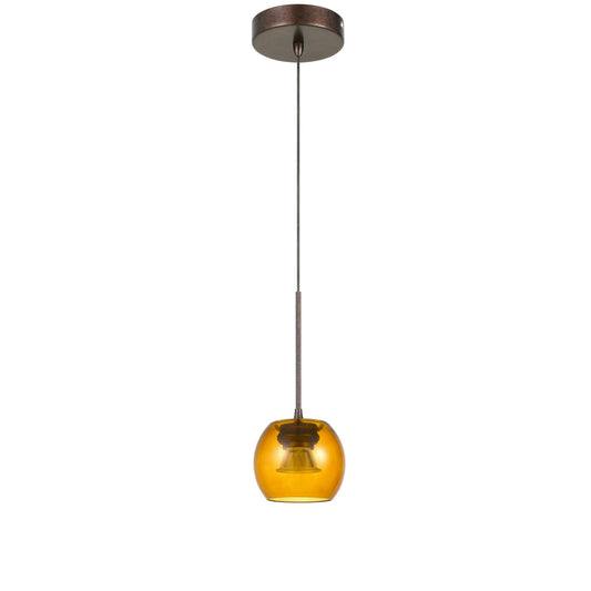 Rust Metal/glass Ithaca - Pendant