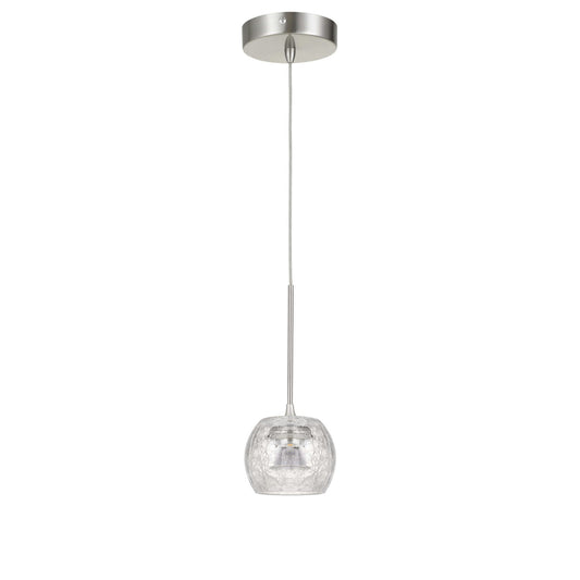 Brushed steel Metal/glass Ithaca - Pendant, UP-1122