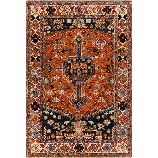 Surya Urfa Brick Red Rug 5' X 7'6"