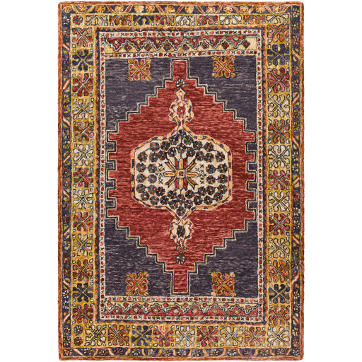 Surya Urfa Dark Red Rug 5' X 7'6"