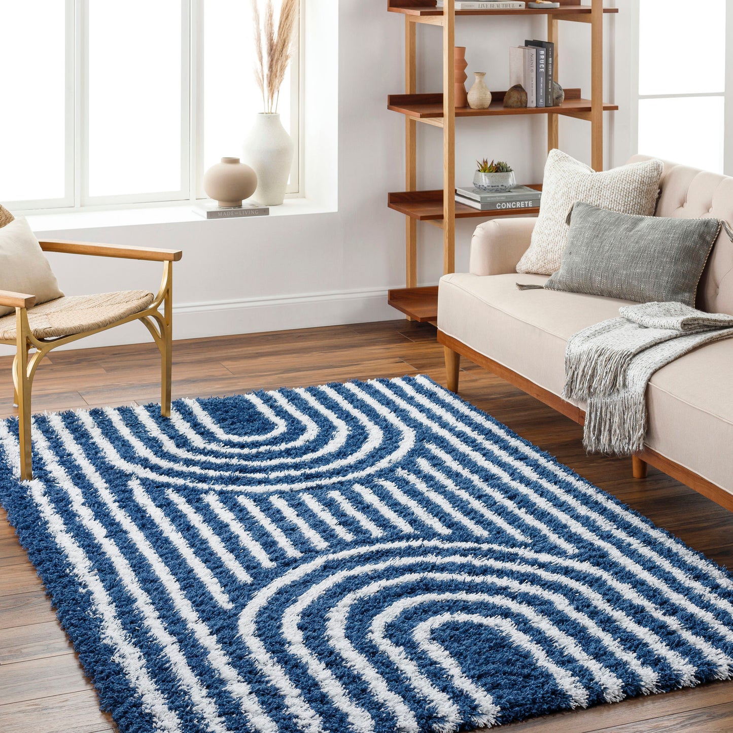 Surya Urban Shag Usg-2317 Rug 5'3" X 7'3"