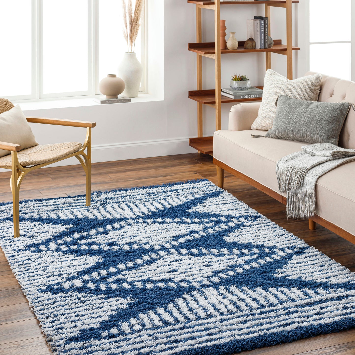 Surya Urban Shag Usg-2328 Rug 5'3" X 7'3"