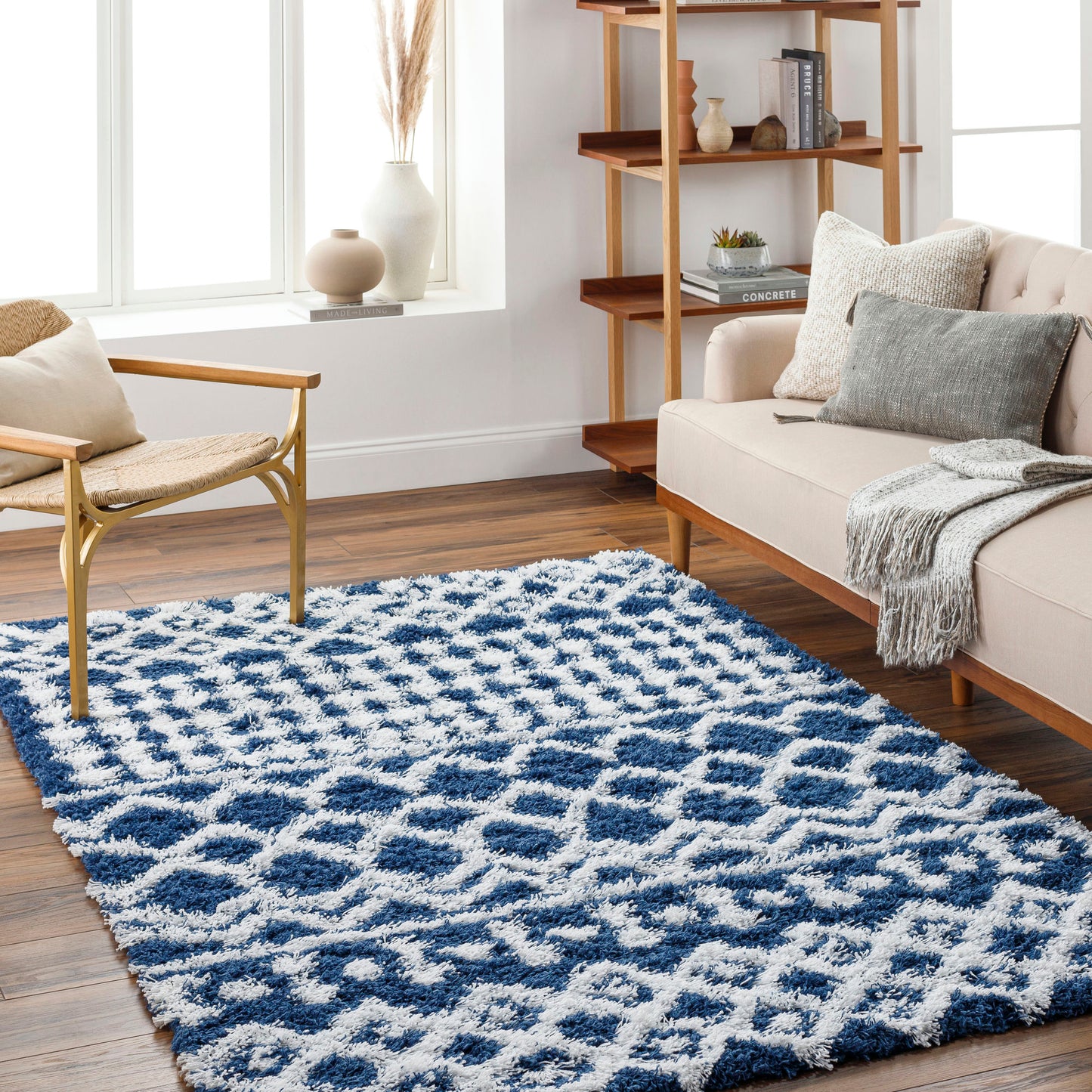 Surya Urban Shag Usg-2341 Rug 5'3" X 7'3"