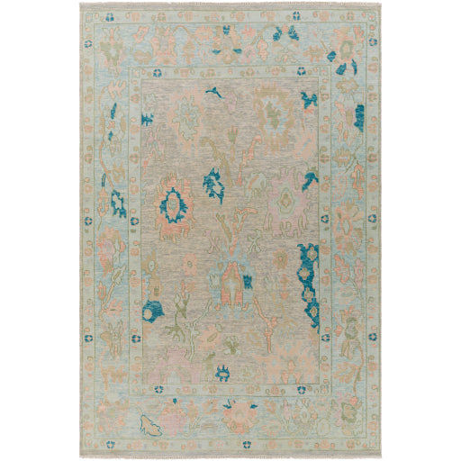 Surya Ushak Light Pink Rug 2' X 3'