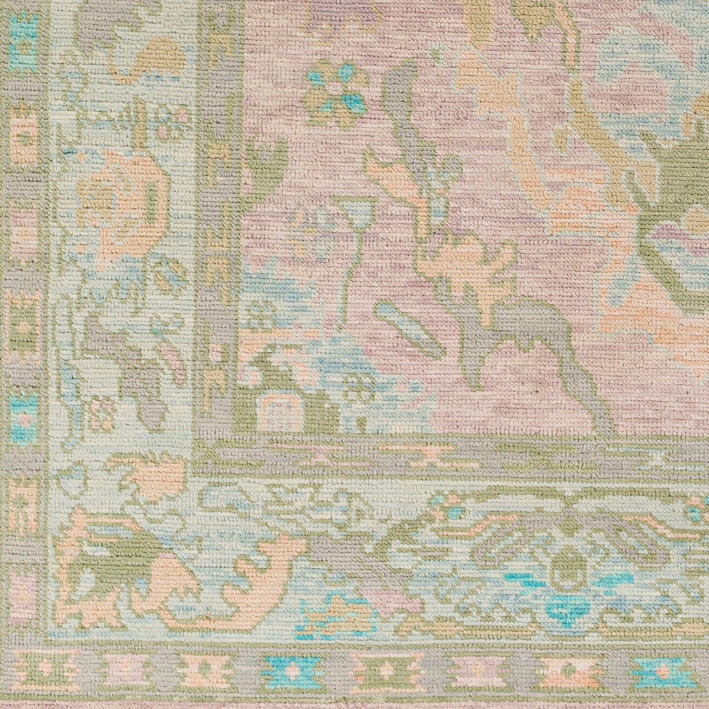 Surya Ushak Light Blue Rug 2' X 3'