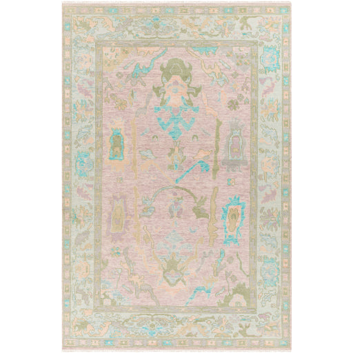 Surya Ushak Light Blue Rug 6' X 9'