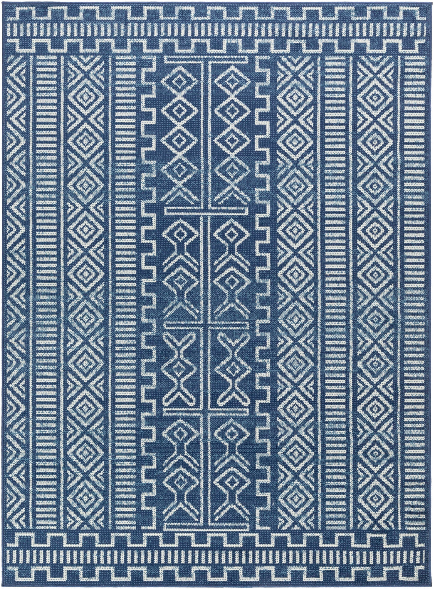 Surya Ustad Dark Blue Rug 2' X 2'11"