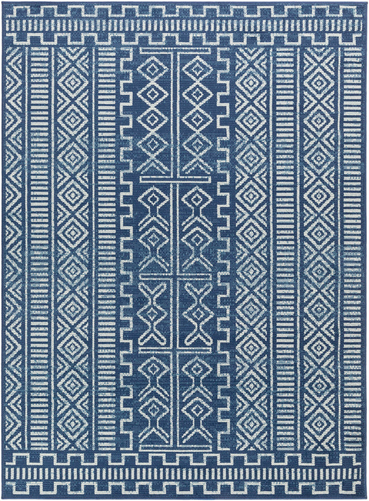 Surya Ustad Dark Blue Rug 2' X 2'11"