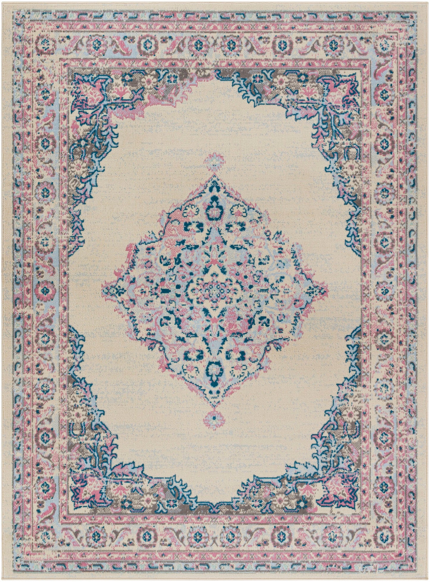 Surya Ustad Ust-2321 Dusty Pink Rug 2' X 2'11"