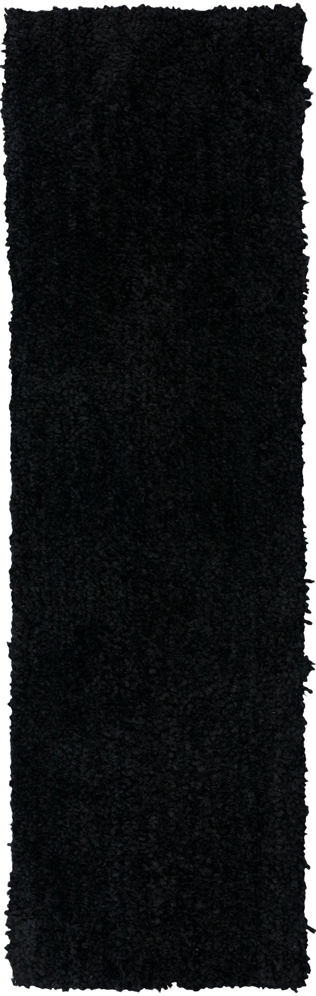 Utopia UT100 Black 2'6" x 16' Runner Rug
