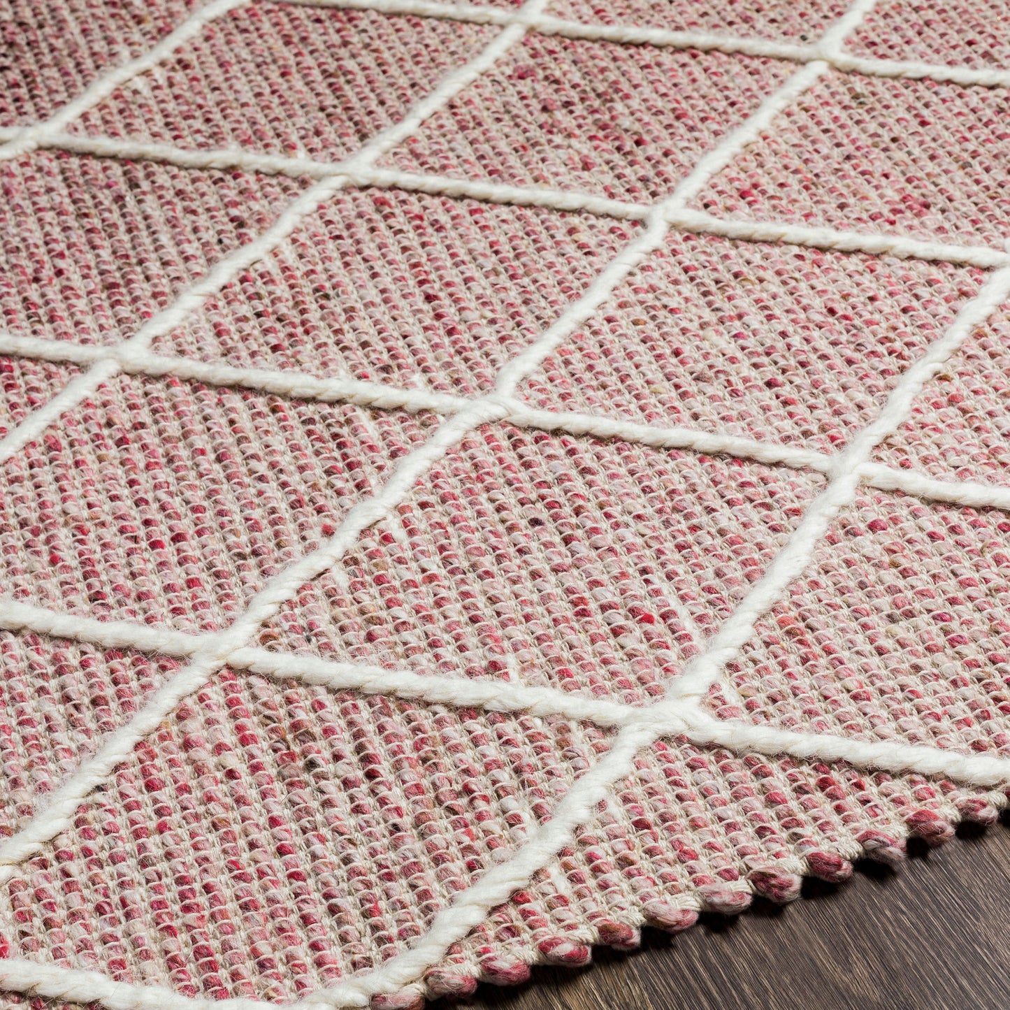 Surya Uttar Burgundy Rug 2'6" X 8'