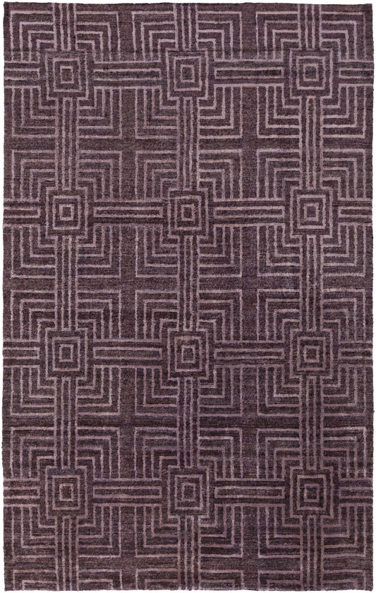 Surya Vanderbilt Plum Rug 5' X 8'