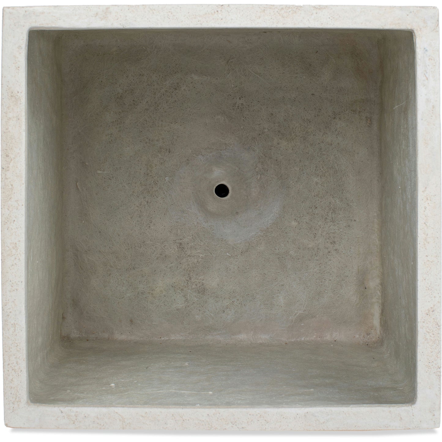 Adriel Natural Stone, Resin, Fiberglass Cube Planter