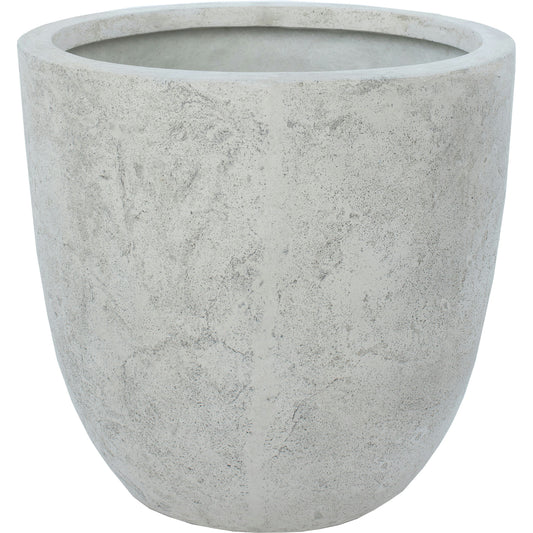 Nelia Beige Taupe Stone, Resin, Fiberglass Teacup Planter