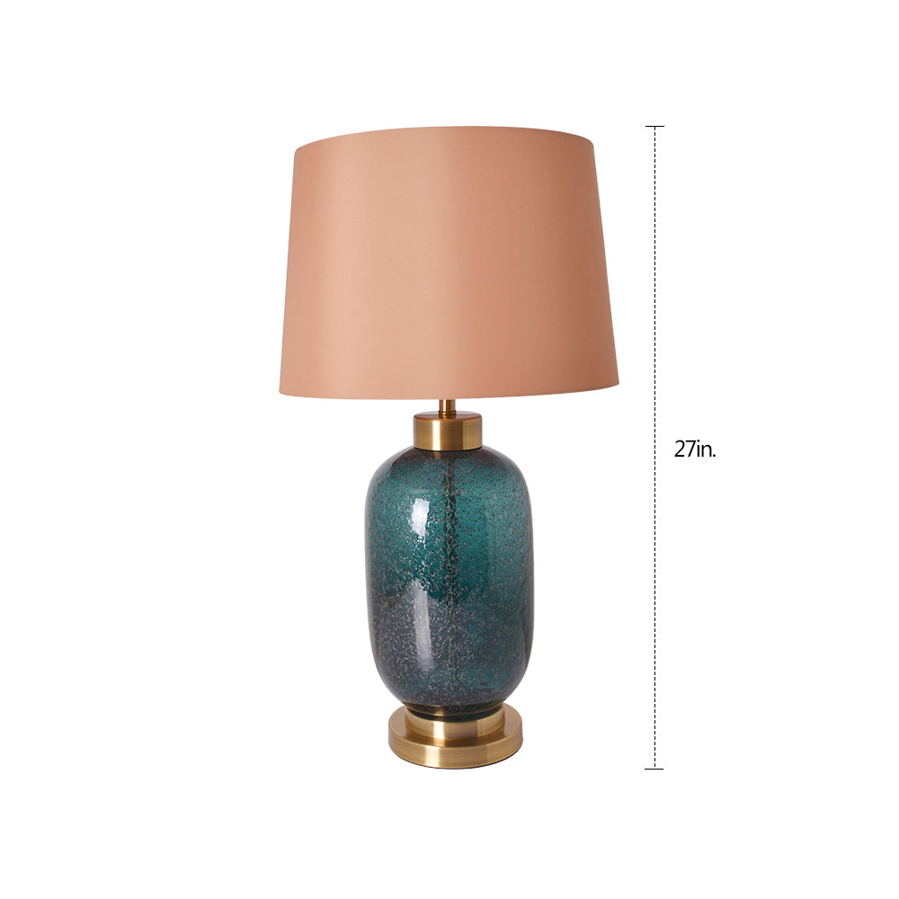 Bebspiro 27" Table Lamp (Single) - Dark Green