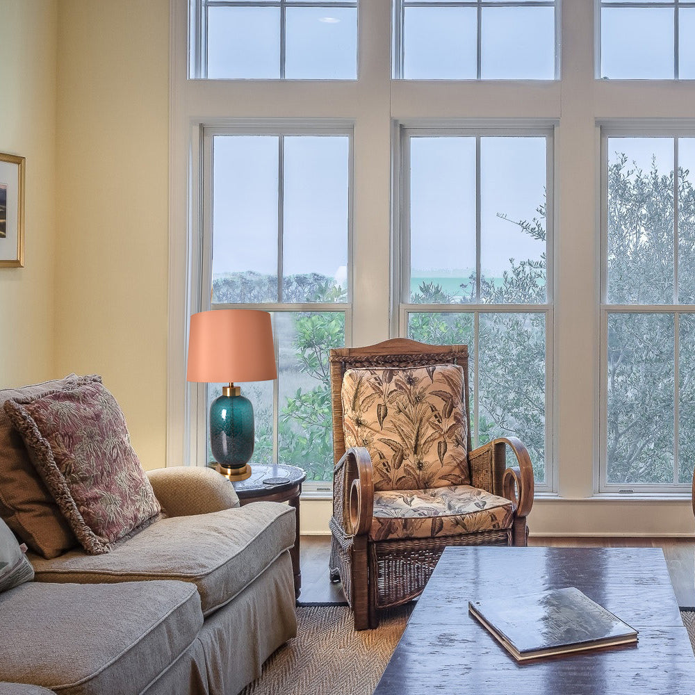 Bebspiro 27" Table Lamp (Single) - Dark Green