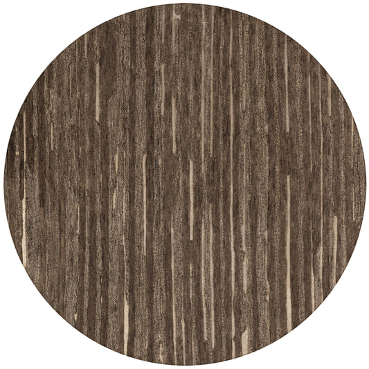 Vibes VB1 Chocolate 6' x 6' Round Rug