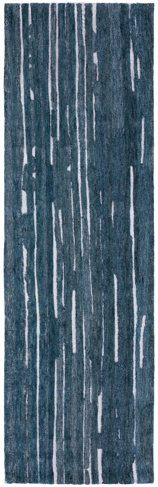 Vibes VB1 Navy 2'6" x 12' Runner Rug