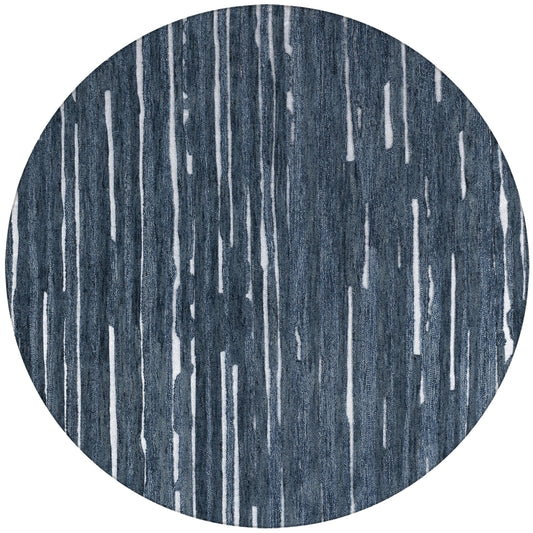Vibes VB1 Navy 8' x 8' Round Rug