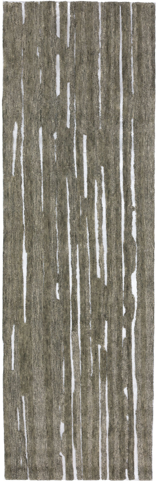 Vibes VB1 Pewter 2'6" x 20' Runner Rug