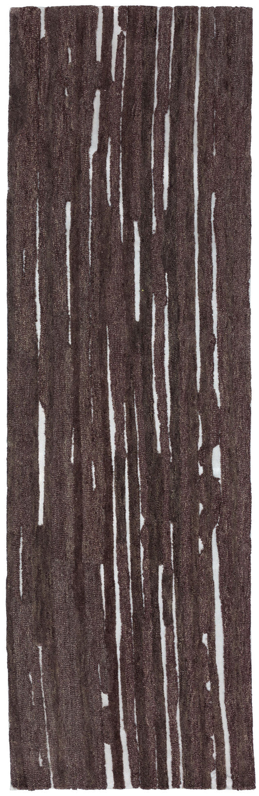 Vibes VB1 Plum 2'3" x 7'6" Runner Rug