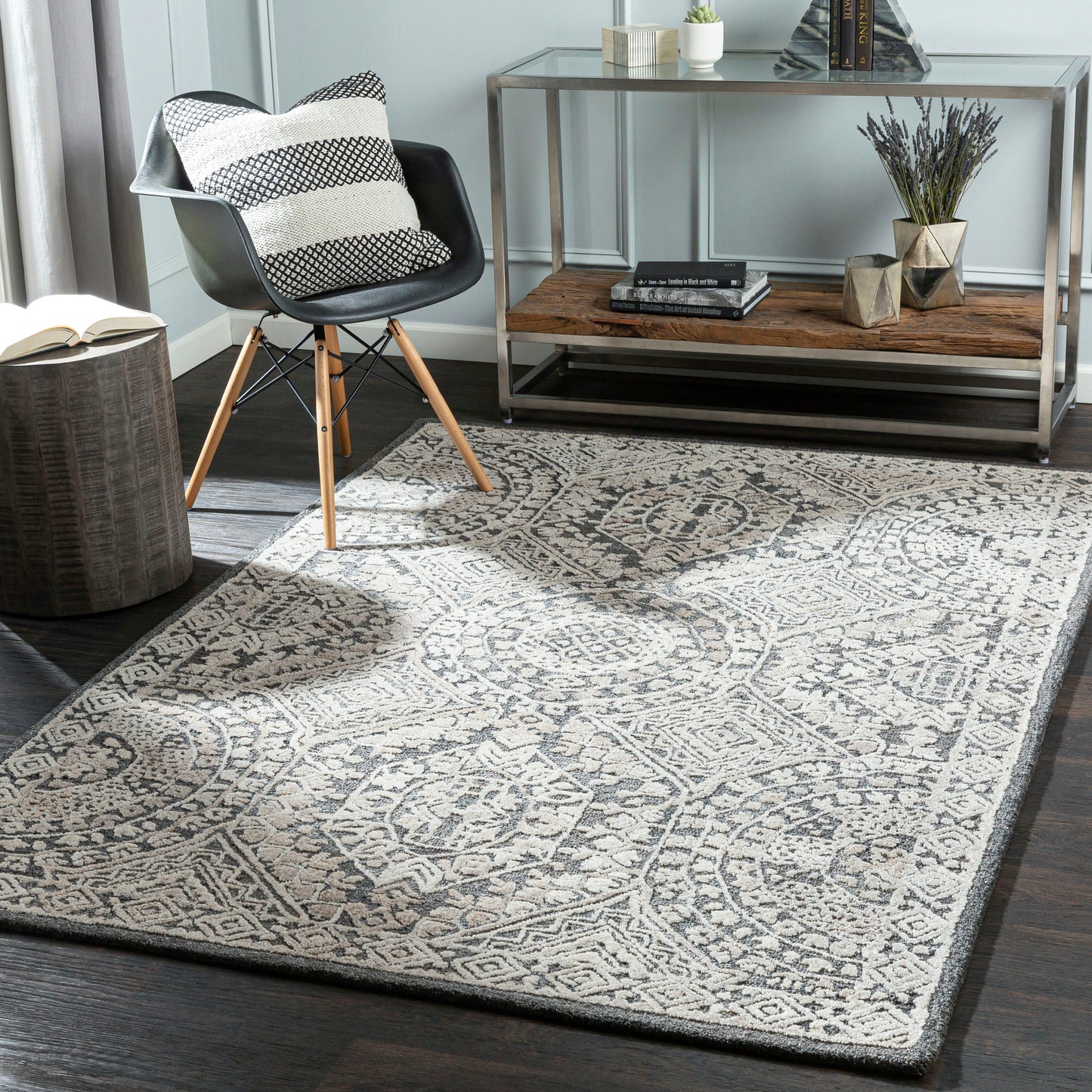 Surya Vancouver Vcr-2306 Charcoal Rug 2' X 3'