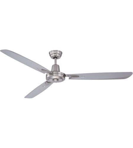 58" Velocity Ceiling Fan in Brushed Polished Nickel