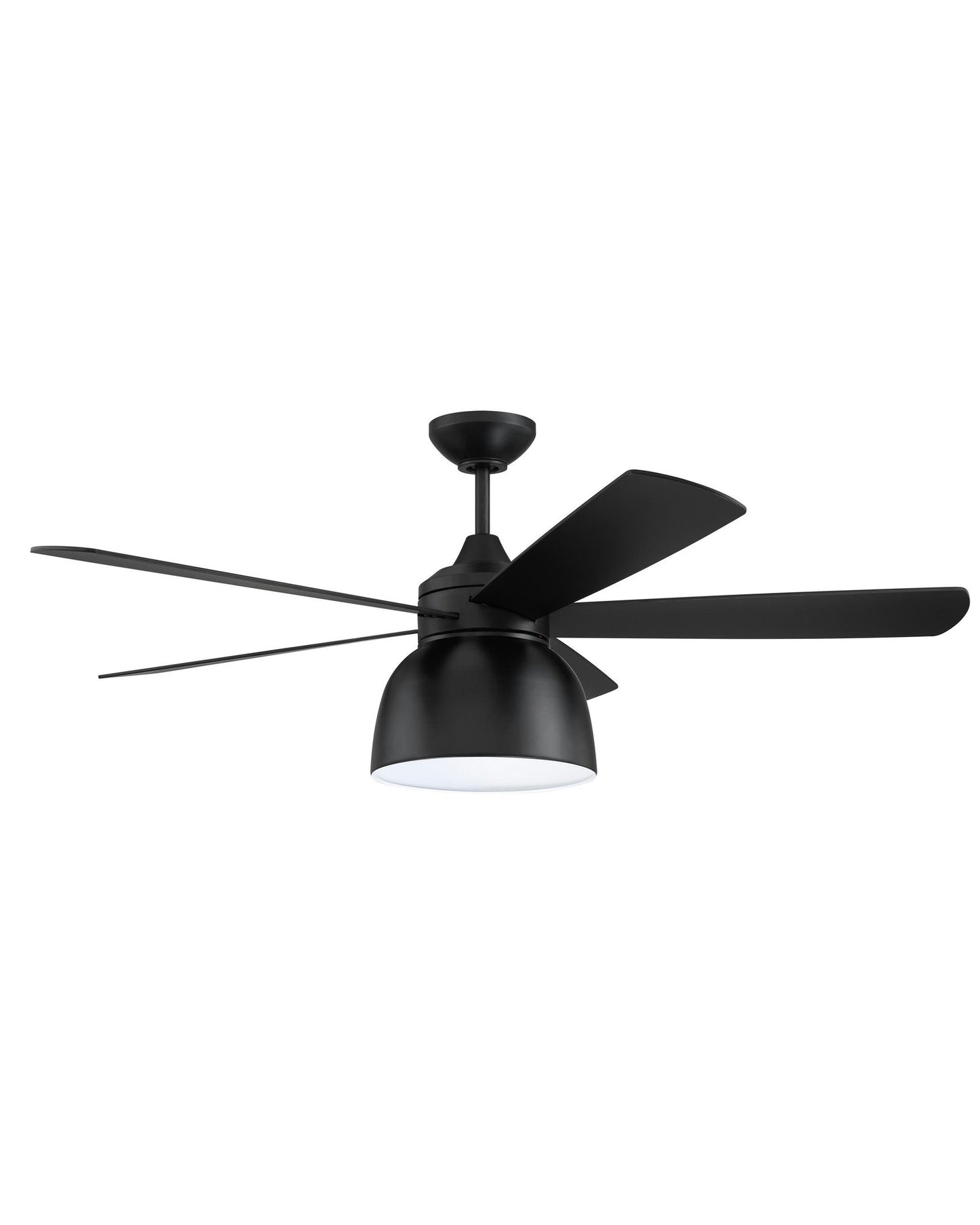 52" Ventura Ceiling Fan in Flat Black