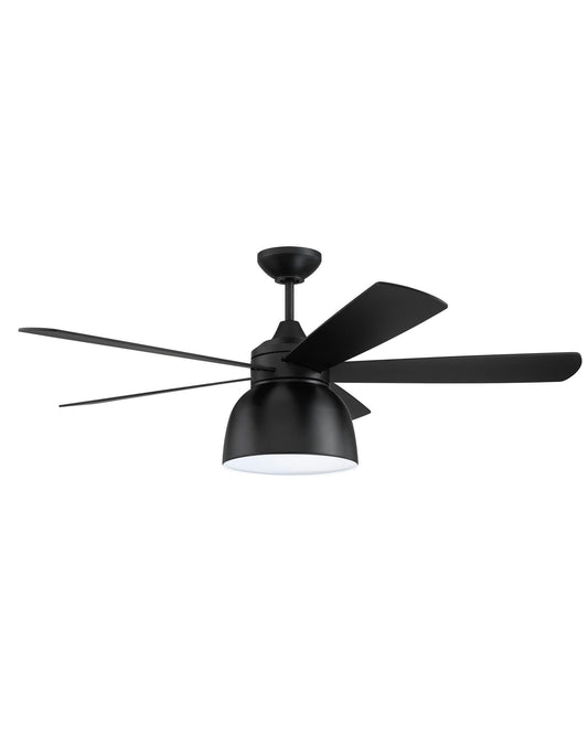 52" Ventura Ceiling Fan in Flat Black