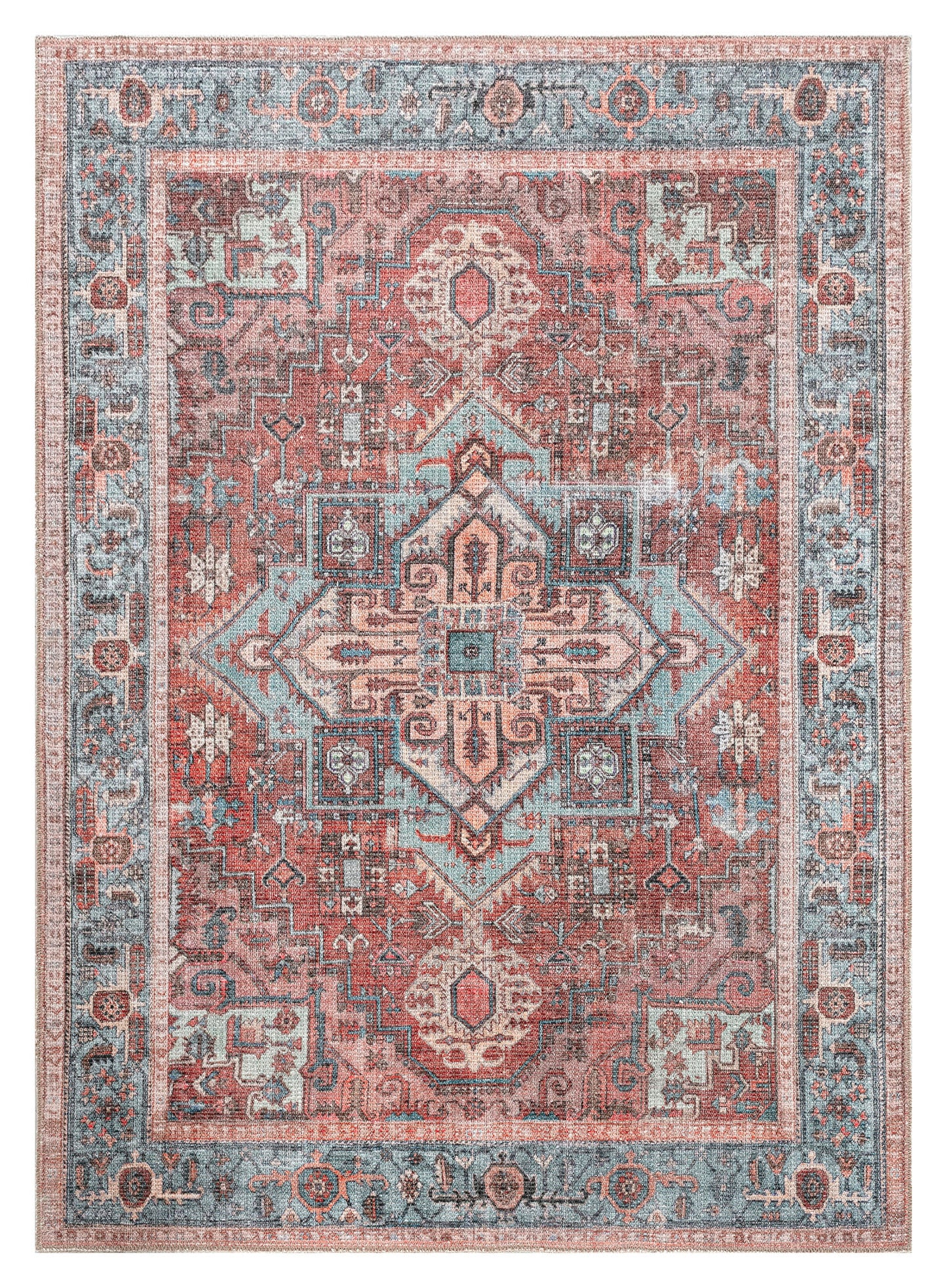 Kaleen Vera Collection Bright Light Blue Area Rug 10' x 13'