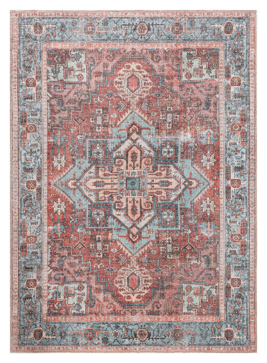 Kaleen Vera Collection Bright Light Blue Area Rug 10' x 13'