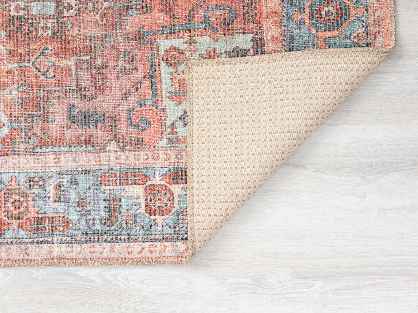 Kaleen Vera Collection Bright Light Blue Area Rug 8'6" x 11'6"