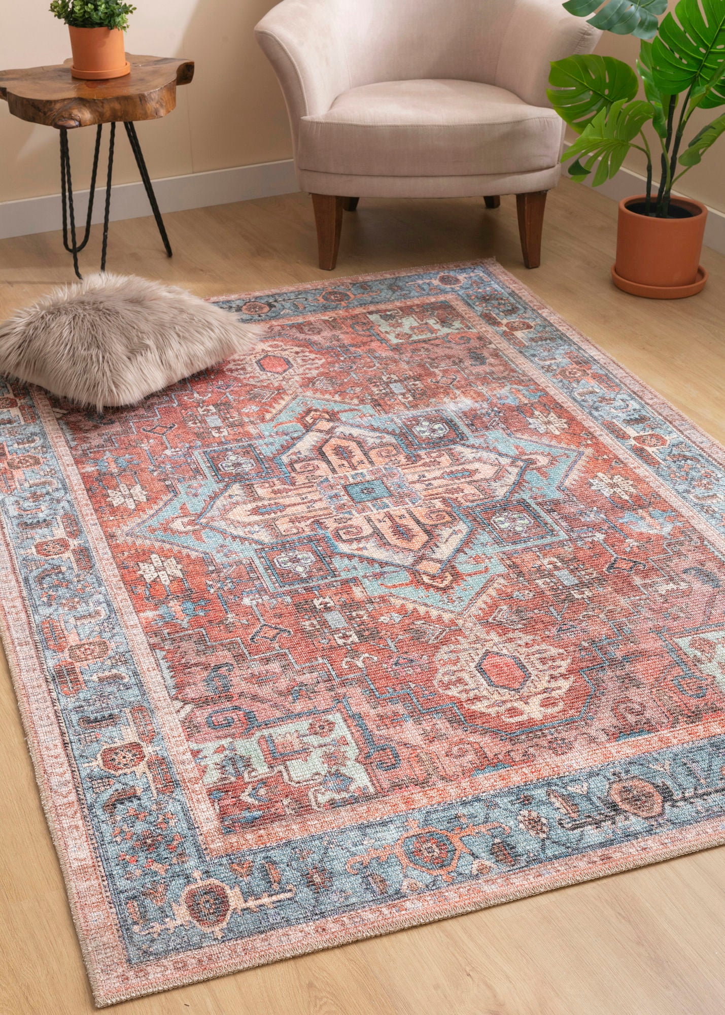 Kaleen Vera Collection Bright Light Blue Area Rug 8'6" x 11'6"