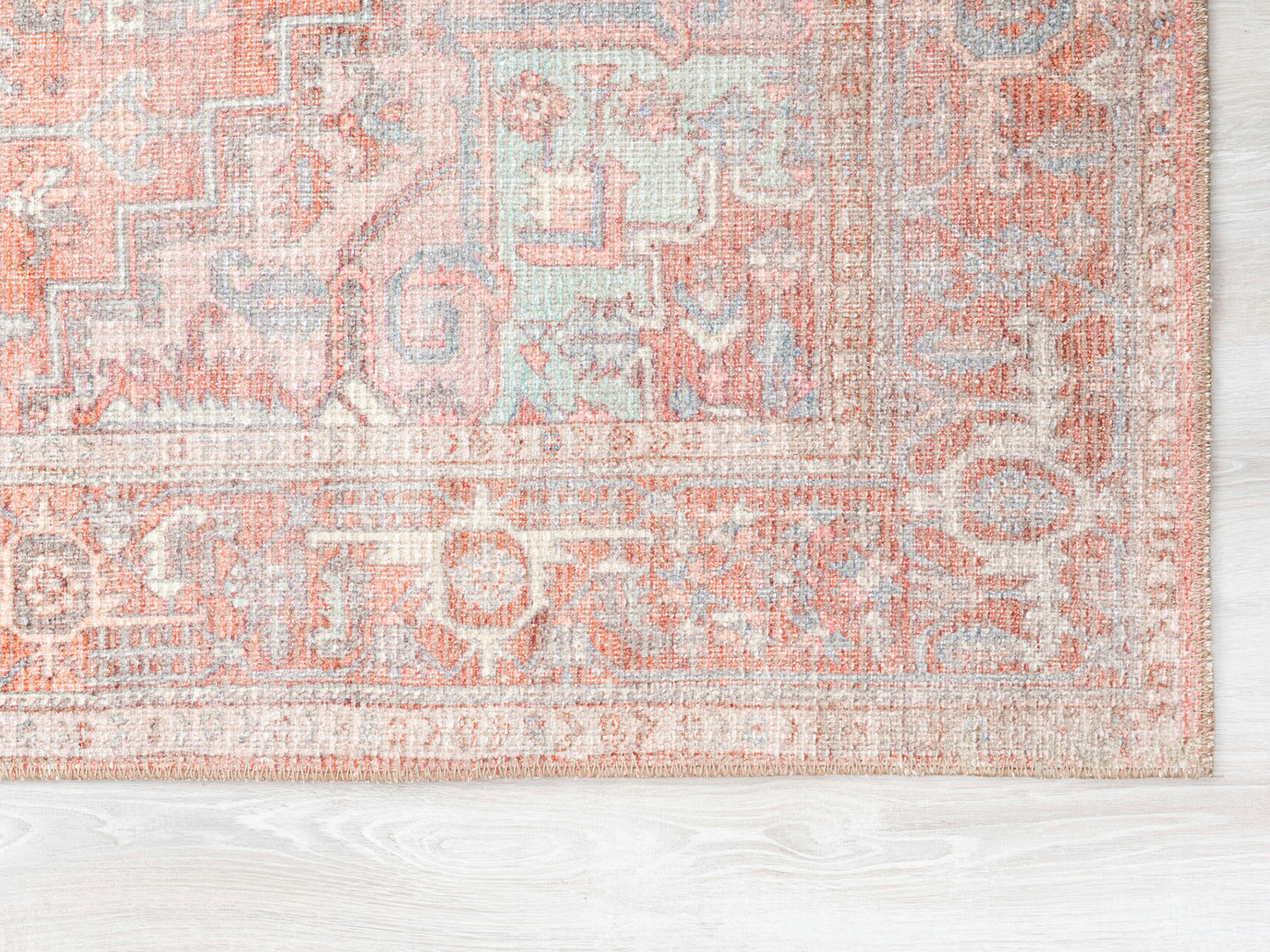 Kaleen Vera Collection Light Coral Area Rug 8'6" x 11'6"