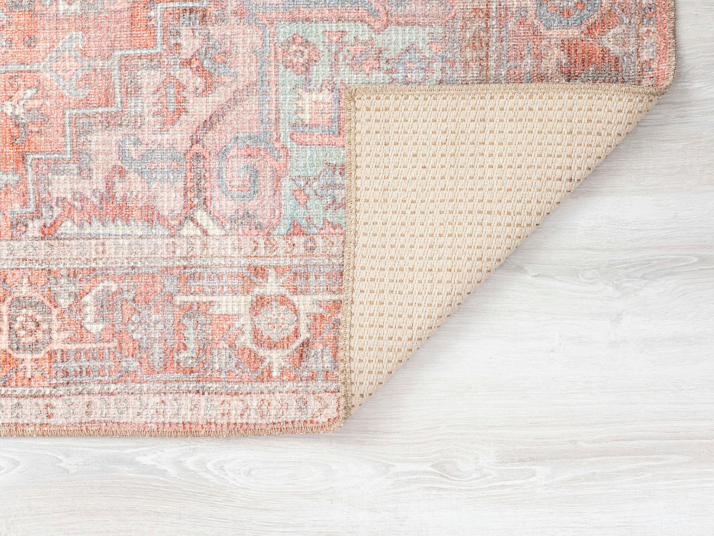 Kaleen Vera Collection Light Coral Area Rug 8'6" x 11'6"