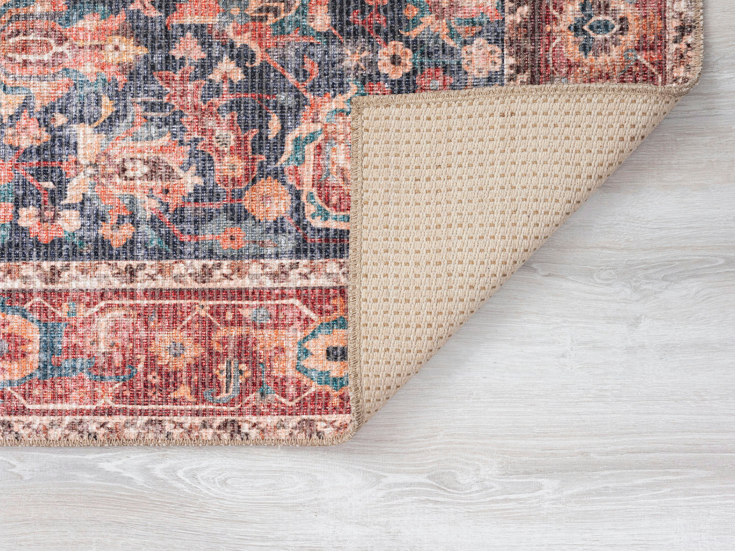 Kaleen Vera Collection Dark Multi Area Rug 5' x 7'6"