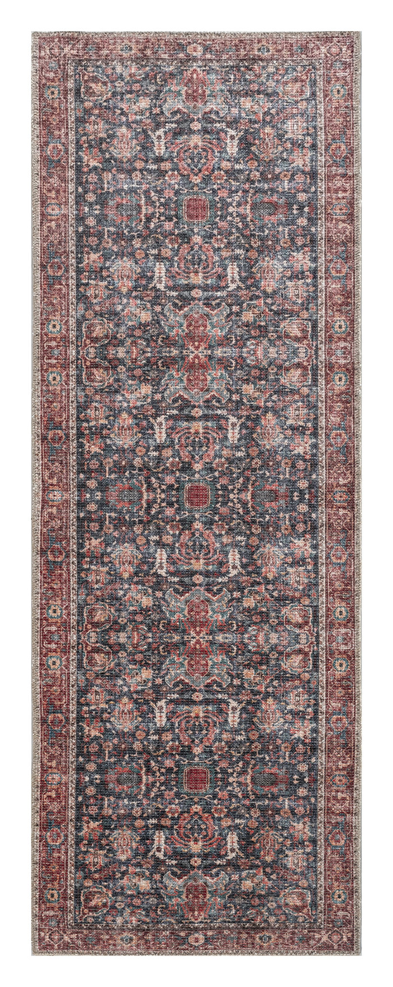 Kaleen Vera Collection Dark Multi Area Rug 5' x 7'6"