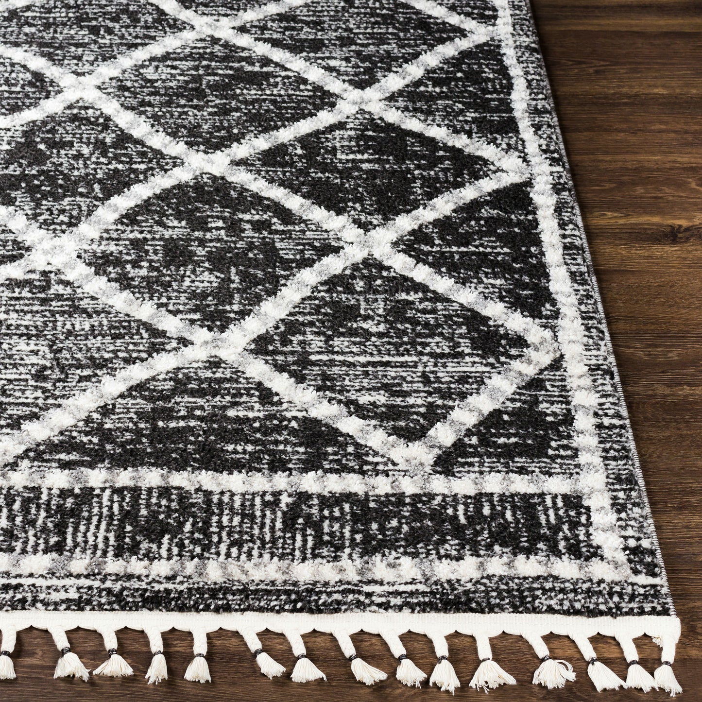 Surya Valencia Vlc-2300 Black Rug 6'7" X 9'