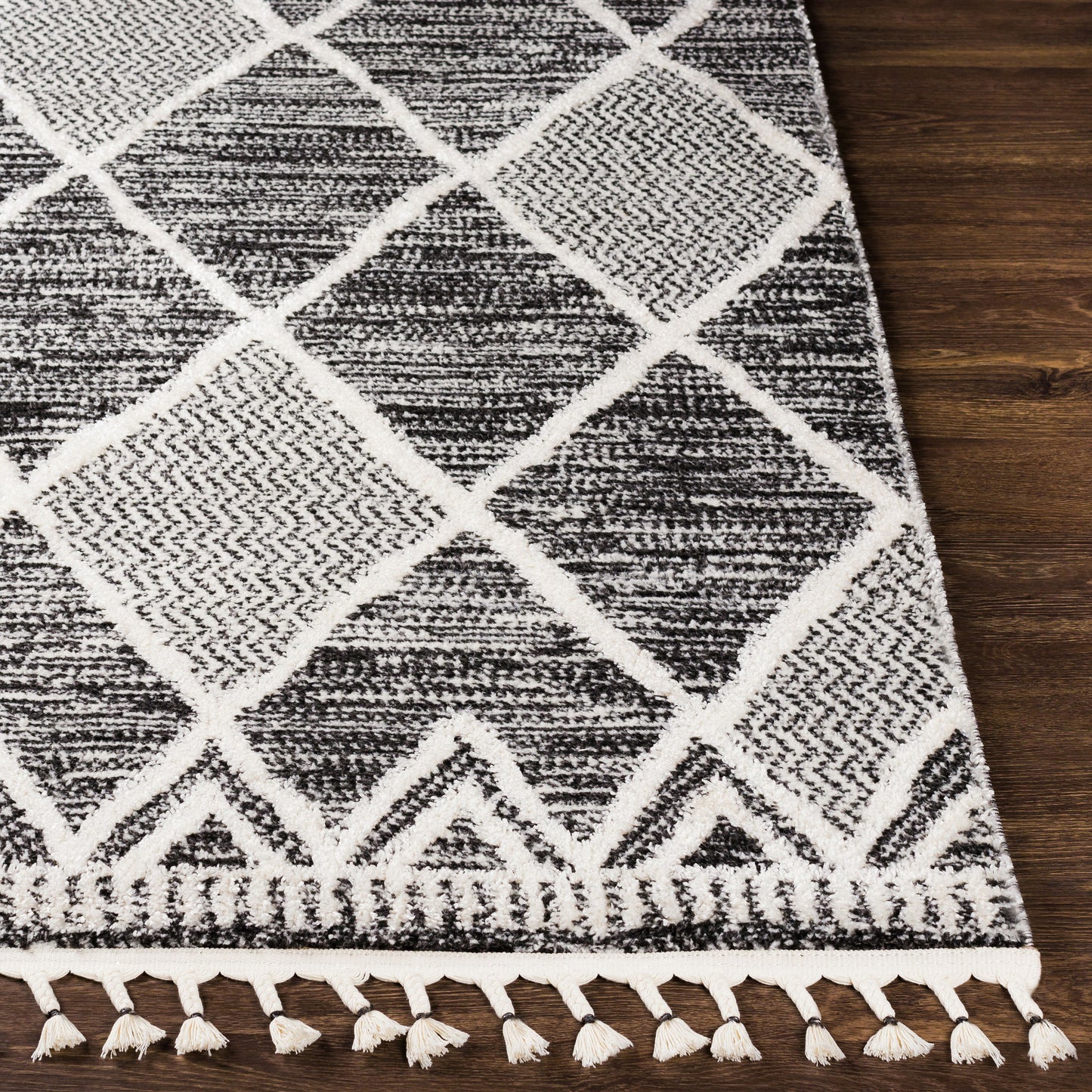 Surya Valencia Vlc-2301 Black Rug 5'3" X 7'