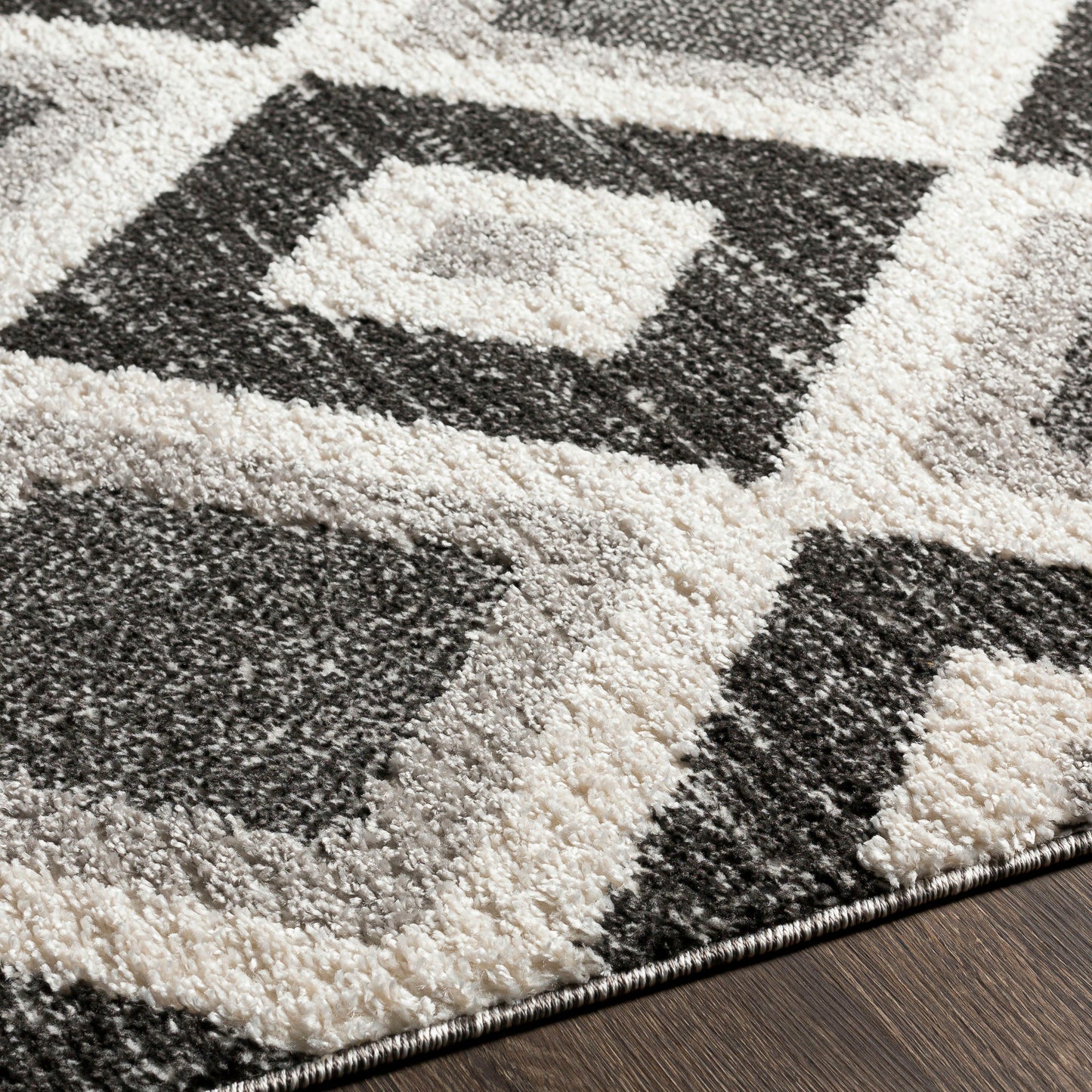 Surya Valencia Vlc-2310 Black Rug 6'7" X 9'