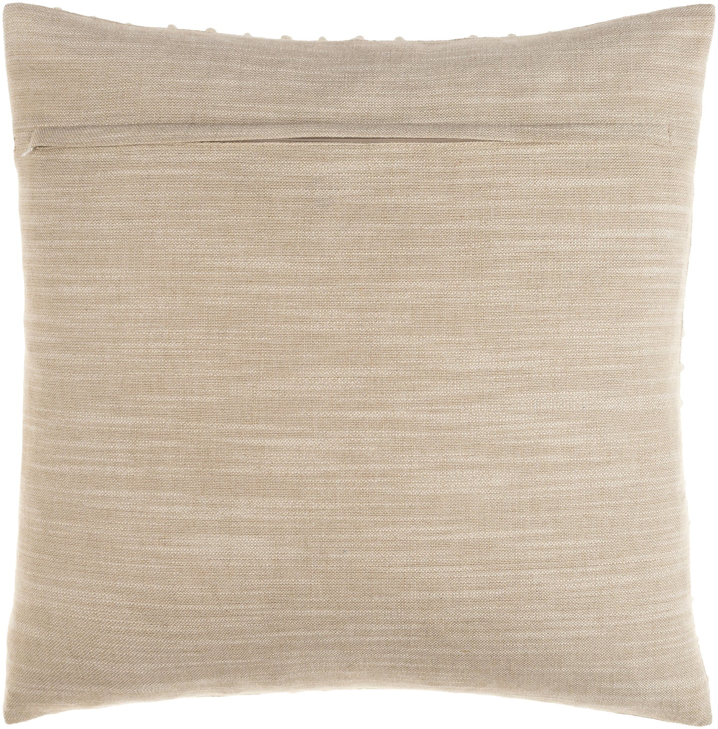 Surya Valin Oatmeal Pillow Shell With Down Insert 18"H X 18"W