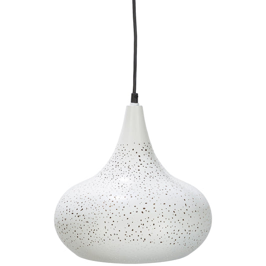 Surya Vandyke White Ceiling Lighting 12"H X 12"W X 12"D