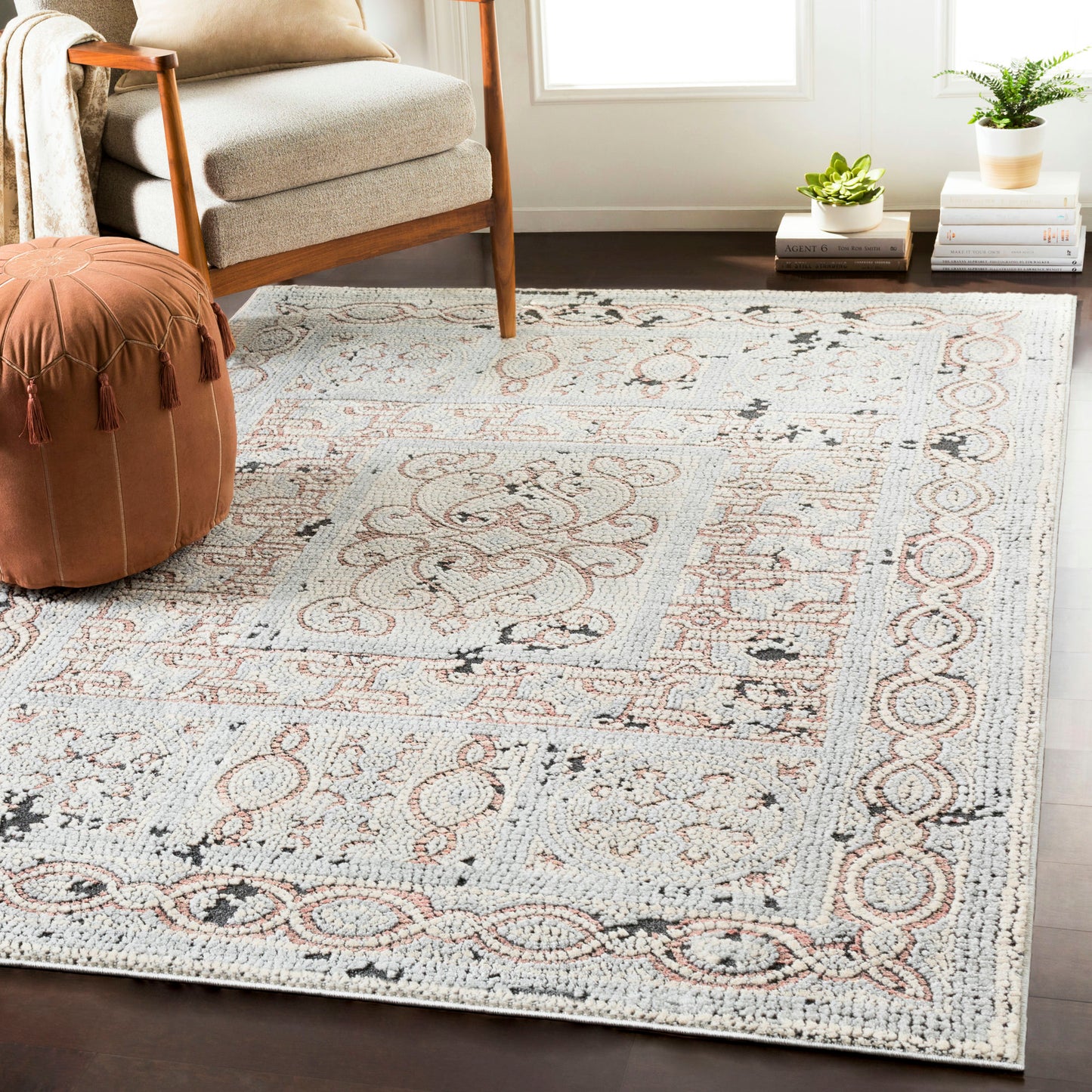 Surya Venezia Plum Rug 5'1" X 7'3"