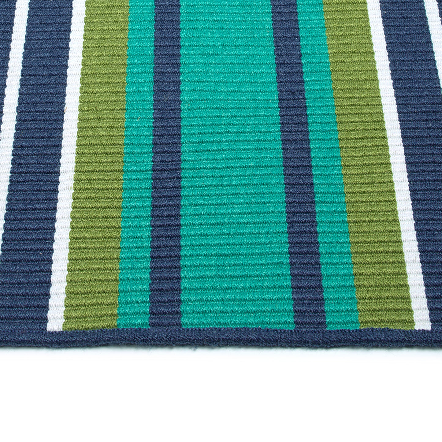 Kaleen Voavah Collection Teal Navy Throw Rug 2' x 3'