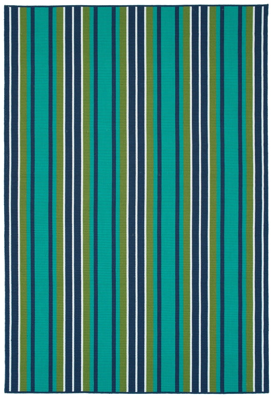 Kaleen Voavah Collection Teal Navy Area Rug 8' x 10'