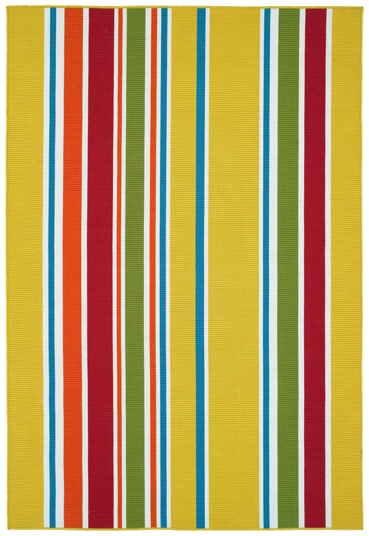 Kaleen Voavah Collection Light Yellow Area Rug 5' x 7'6"