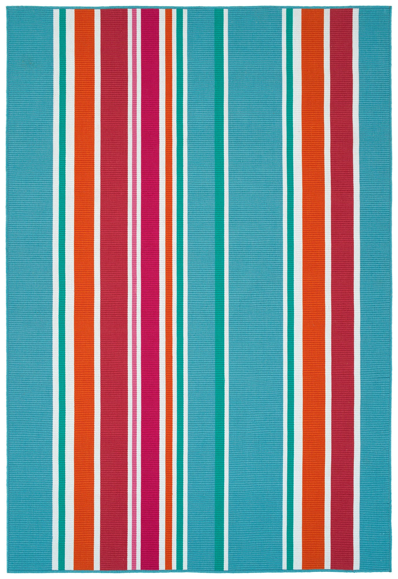 Kaleen Voavah Collection Light Light Blue Throw Rug 2' x 3'