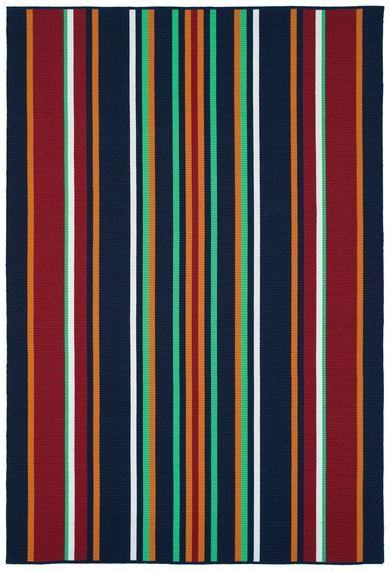 Kaleen Voavah Collection Dark Navy Area Rug 5' x 7'6"