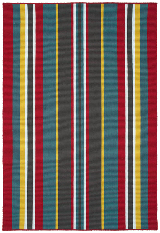Kaleen Voavah Collection Red Gray Area Rug 5' x 7'6"